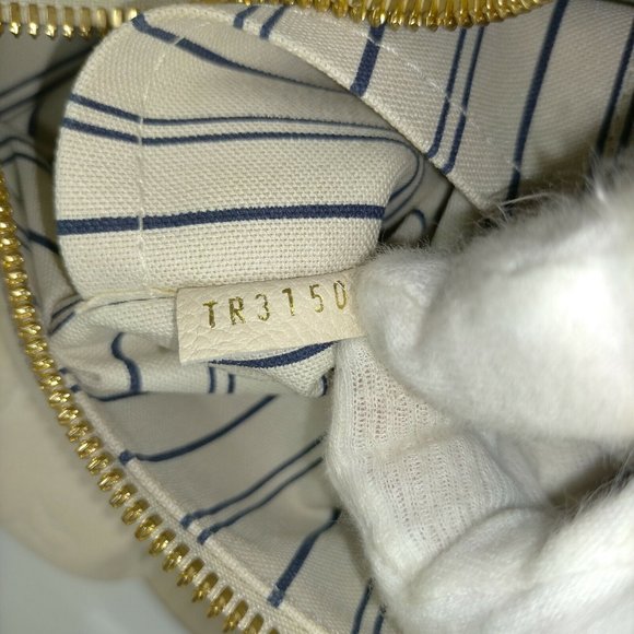 authentic LOUIS VUITTON White Monogram Empreinte Leather Inspiree Bag - Picture 9 of 15